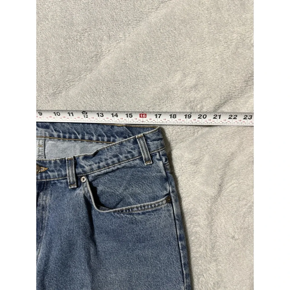VTG Levi's 550 Relaxed Fit Husky Denim Jeans Made in USA Orange Tab 34x29